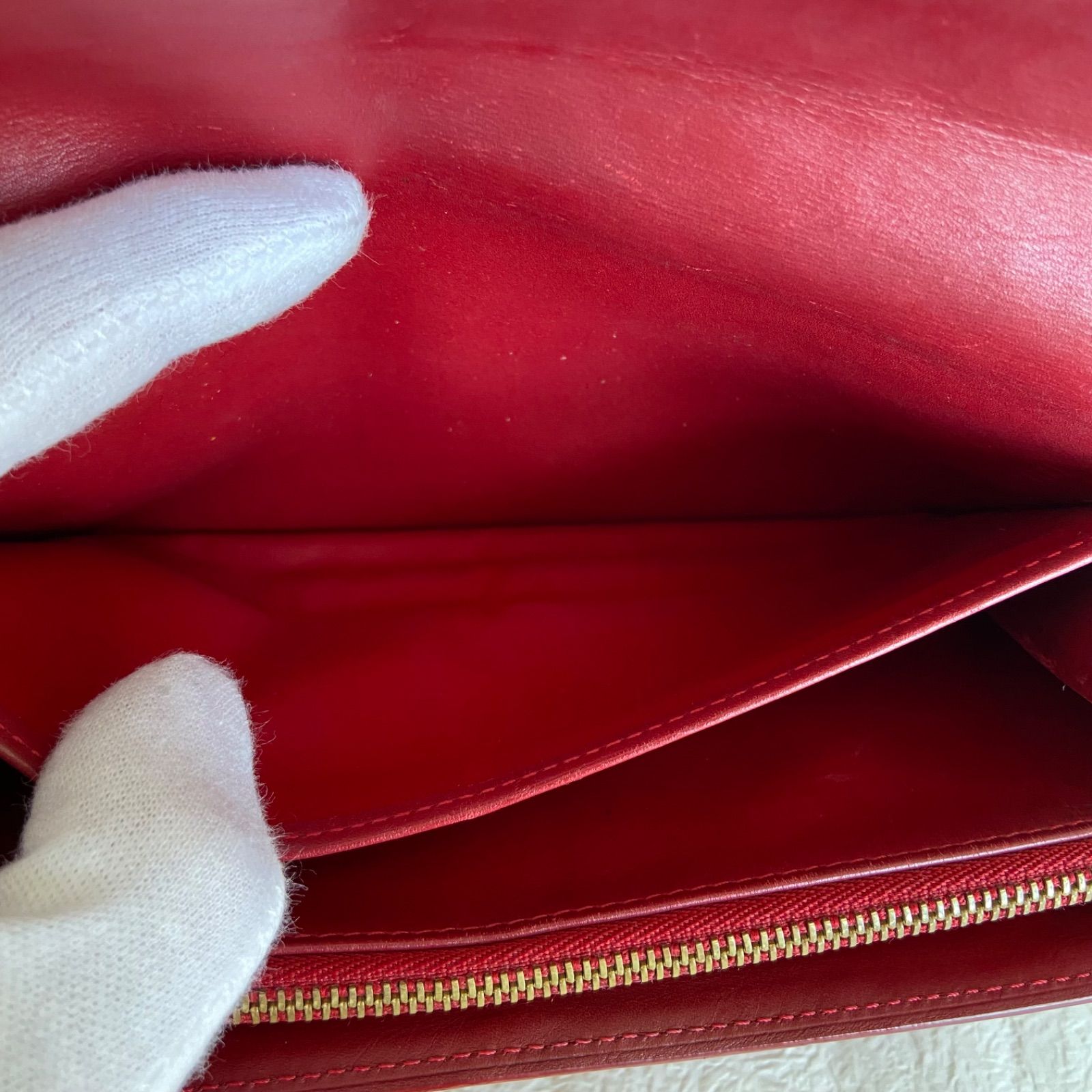 ?美品?LOUIS VUITTON ポルトフォイユ サラ ヴェルニ長財布 ルイ 