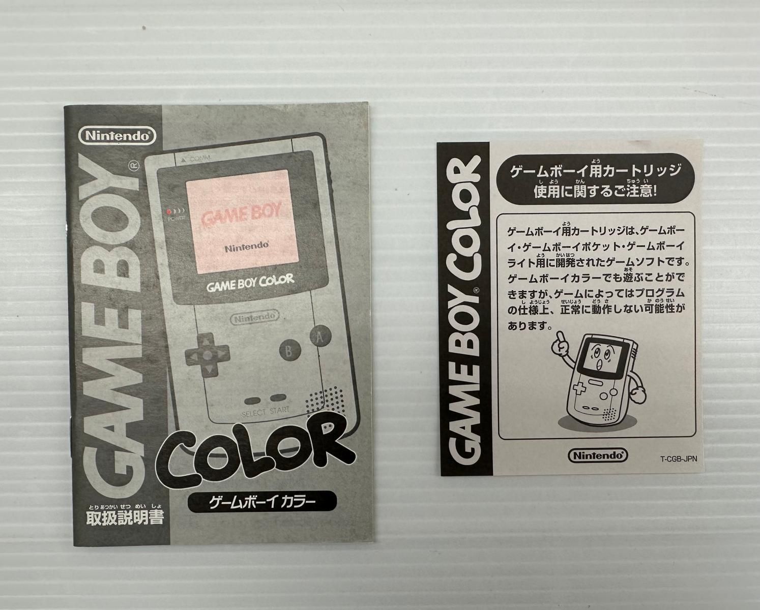 ジャンク】Nintendo 任天堂 ゲームボーイカラー CGB-001 クリア 