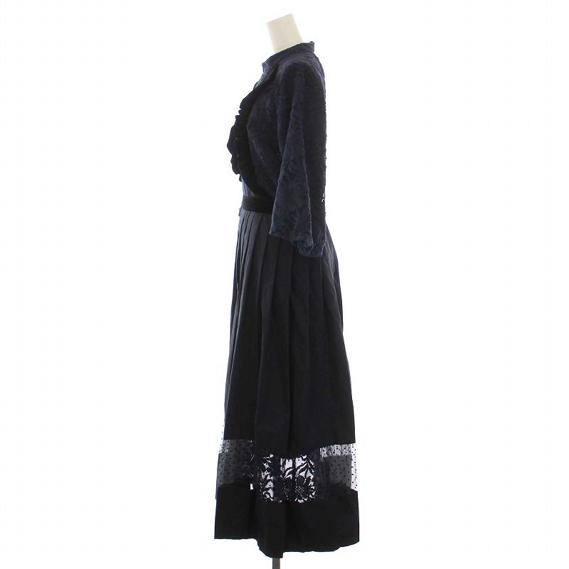 【限定・美品】AMERI 花柄プリーツドレス ロングワンピース Ameri VINTAGE（ロングワンピース/マキシワンピース）のフリマ
