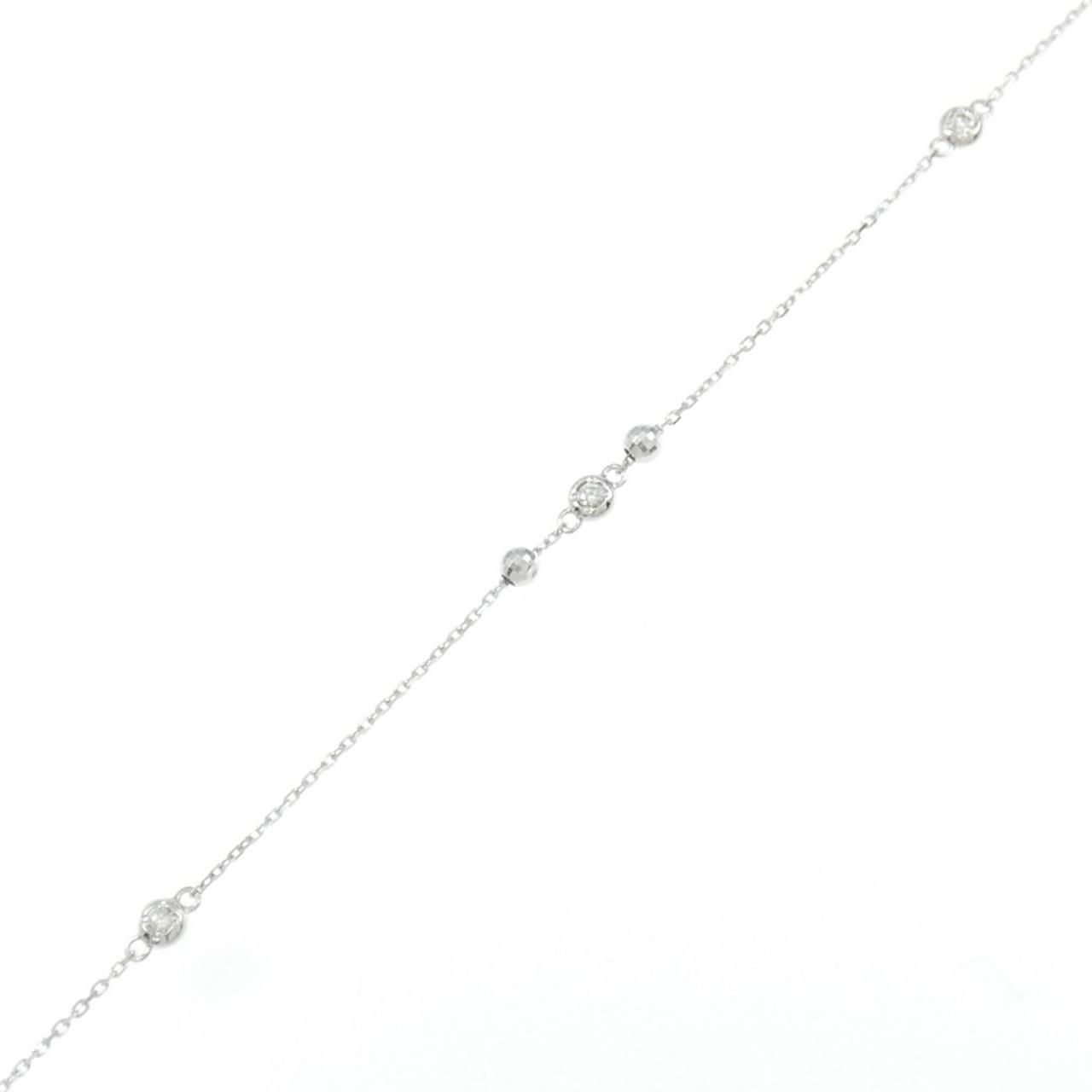 k18wg ダイヤモンドブレスレット K18WG ダイヤモンドブレスレット 2way