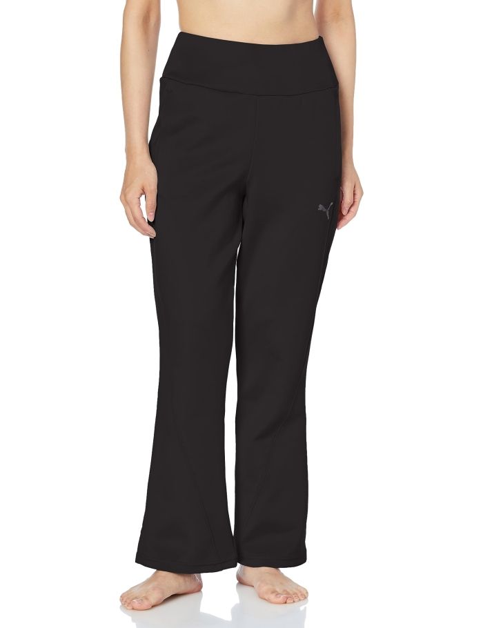 【新品・5営業日で発送】PUMA プーマ PCPC_ニット_フレアー_パンツ (677708) 色 : PUMA_BLACK サイズ : L 