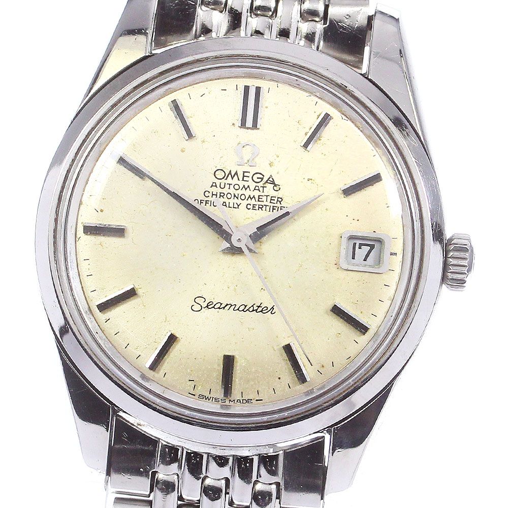 オメガ OMEGA Ref.166.010 シーマスター Cal.564 デイト ライスブレスレット 自動巻き メンズ_750726