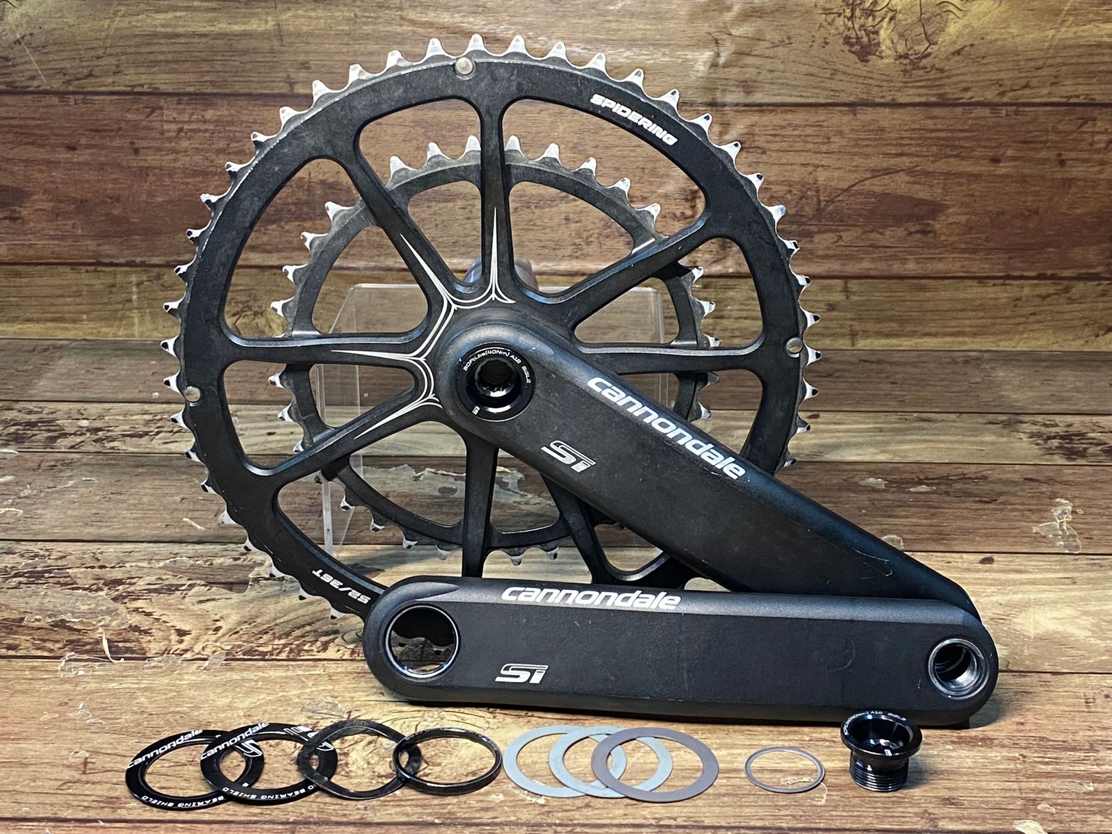 HF197 キャノンデール CANNONDALE HOLLOWGRAM SI クランクセット BB30 52-36T 172.5mm - メルカリ