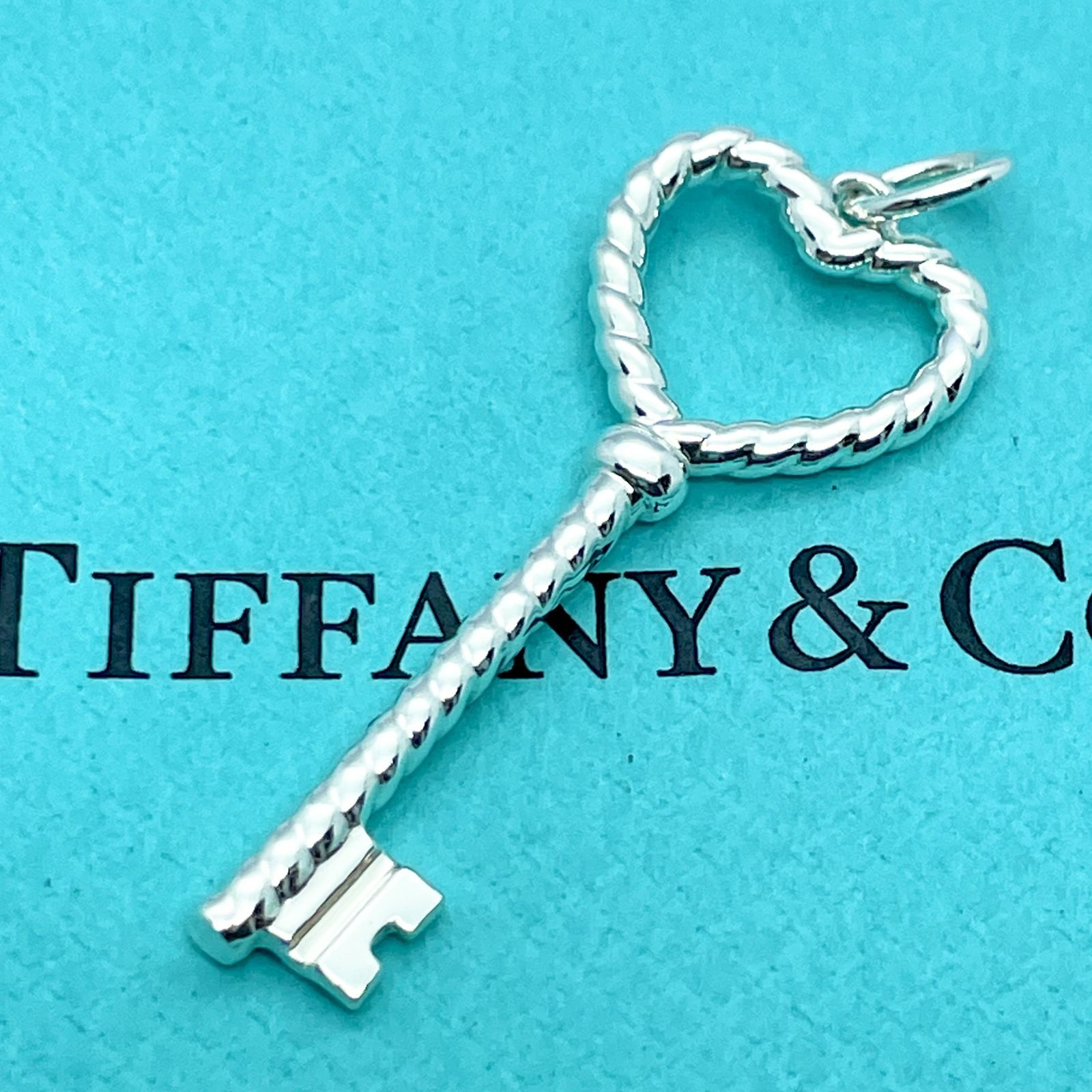 希少 ティファニー ツイスト ハート キー ネックレストップ/24-2918S 