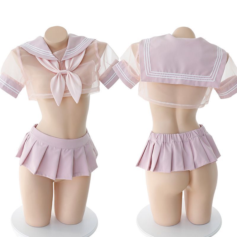 ☆売れ筋☆ミニスカ 学生服 セーラー服 コスプレ衣装【6101】 即日出荷セット内容：トップ(透 おすすめ おしゃれ 人気 上品 6101 - メルカリ