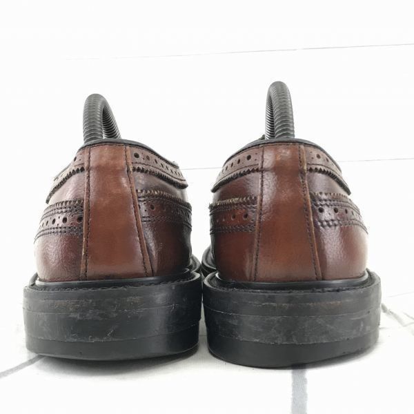 80s-90s?/Vintage★USA製★クラウンインペリアル★本革ウイングチップ【27.0/茶】グッドイヤー製法/ドレスシューズ/ビジネス/ビンテージ◆MF-31 80s-90s?/Vintage☆USA製☆クラウンインペリアル☆本革ウイングチップ