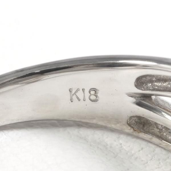 エル ELLE K18WG リング 指輪 11号 総重量約2.6g