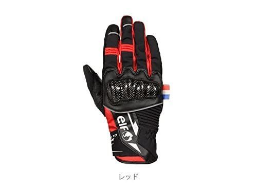 新品 [エルフ] バイク グローブ アジリタグローブ レッド Lサイズ EG-A511