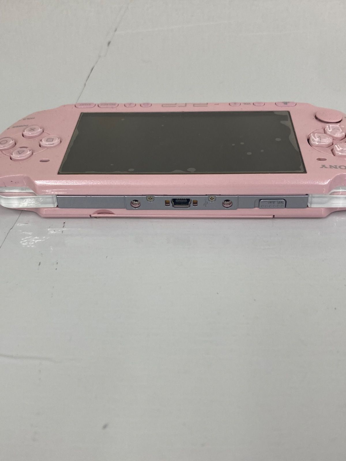 通電未確認】PSP PSP-3000 本体 ピンク ゲームソフト付き