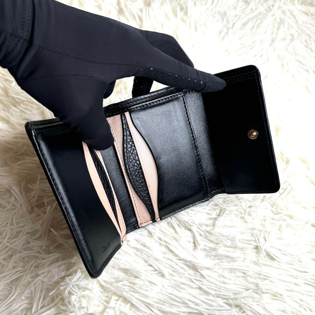 ≫美品≪ / Chloe クロエ アビースモールトリフォールドウォレット 