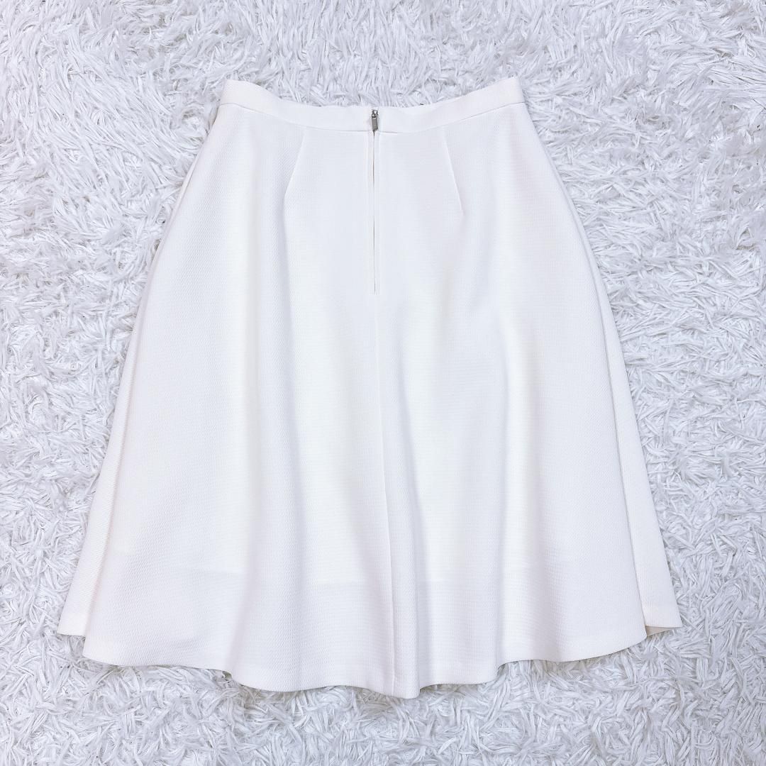 フォクシー ニューヨーク 台形フ スカート 38 M ホワイト