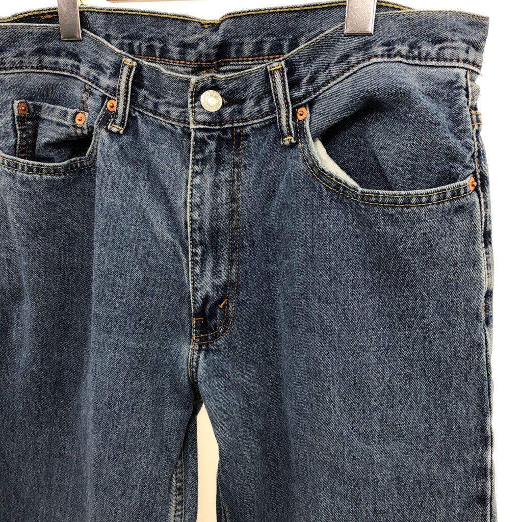 Levi's リーバイス 550 ルーズシルエット デニムパンツ ボトムス アメカジ ブルー (メンズ 34×32) 中古 古着 P9669