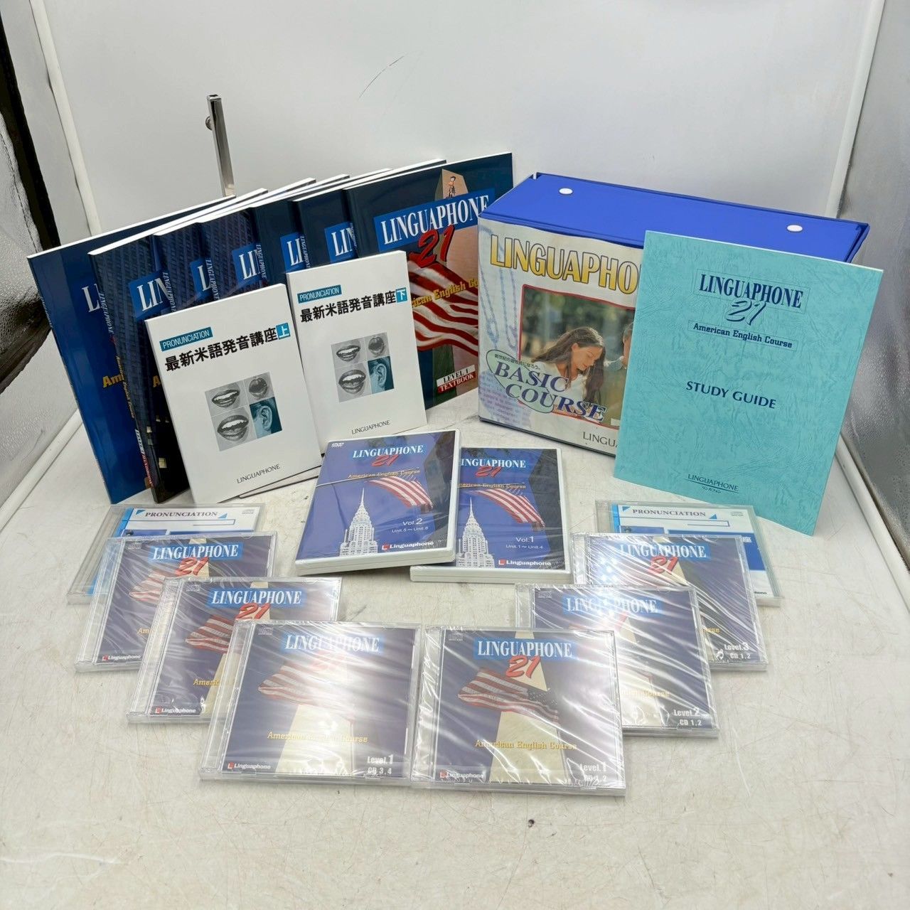 英語教材2点セット】LINGUAPHONE CLUB＋LINGUAPHONE 21 基礎＆発音講座 