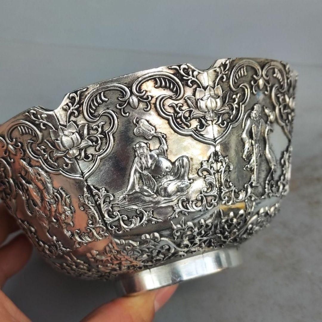 八仙碗  銅製  装飾品   工芸品   美術品  置物 銅細工 八仙過海碗 八仙碗 工芸品 装飾品 工芸品 美術品 置物