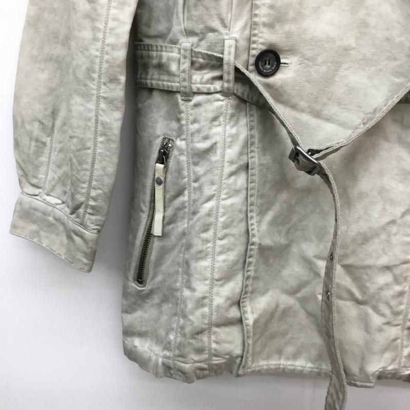 DIESEL BLACK GOLD トレンチコート DIESEL BLACK GOLD ブラック トレンチコート 46 - メルカリ