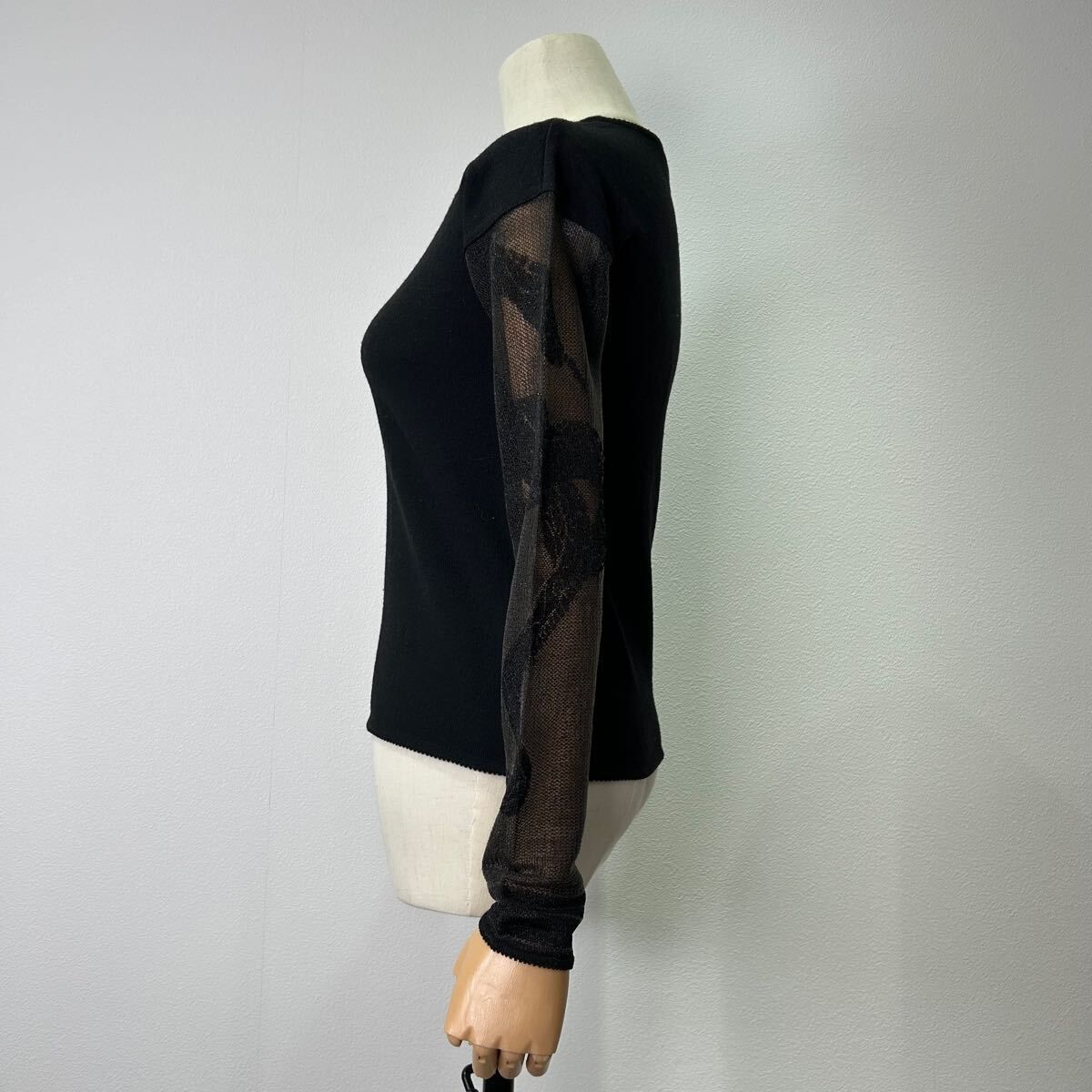 John Galliano ジョンガリアーノシースルーカットソー John Galliano ジョンガリアーノシースルーカットソー MADE IN