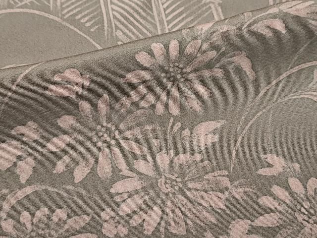 平和屋本店□超希少 友禅染色家 品川恭子 訪問着 草花風景文