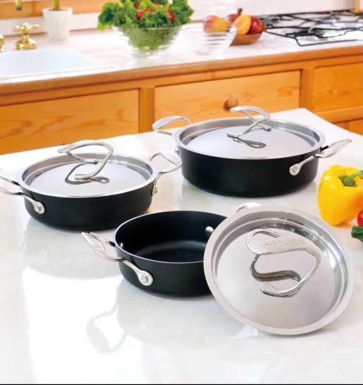 マイヤーサーキュロン両手鍋3点セット