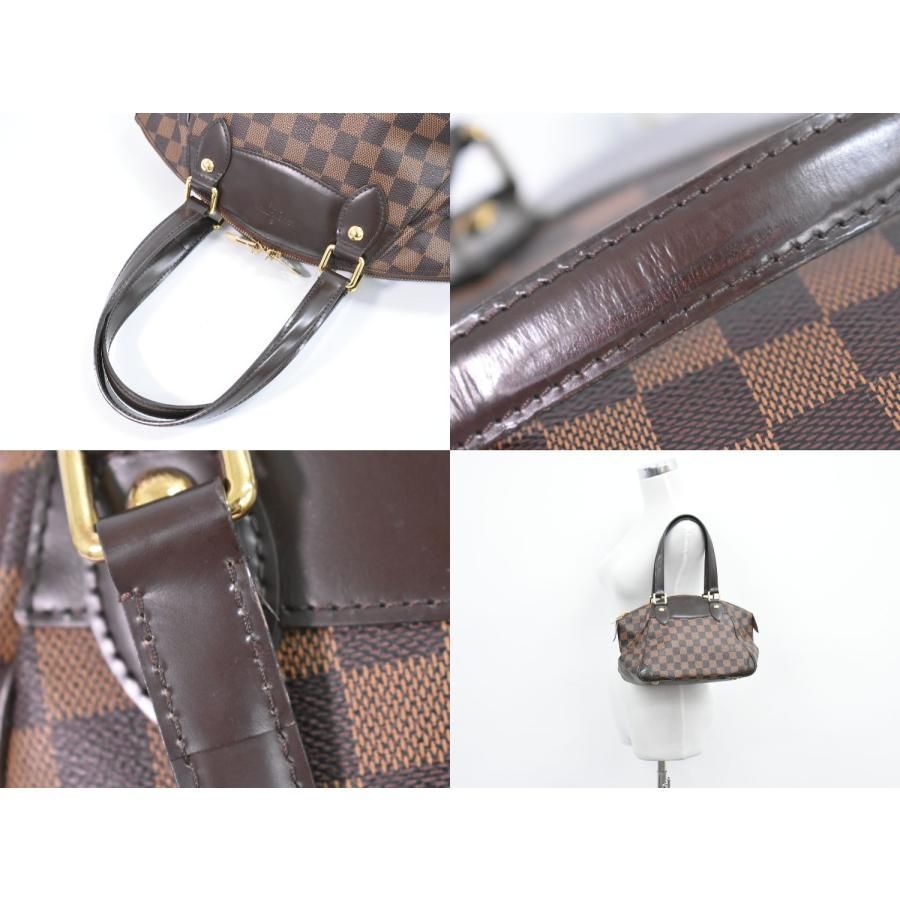 ルイヴィトン【未使用に近い】ダミエ ヴェローナPM ハンドバック エベヌ 本物 ルイヴィトン LOUIS VUITTON LV ヴェローナ PM ダミエ