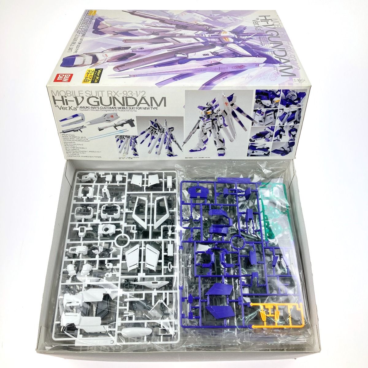 ▽▽ MG 1/100 RX-93-ν2 Hi-νガンダム Ver.Ka 未組立品 クリアパーツ  