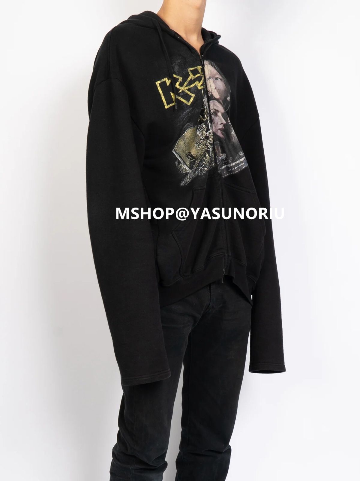 VETEMENTS 17AW 再構築ジップパーカー Vetements Kiss Titanic Zip 