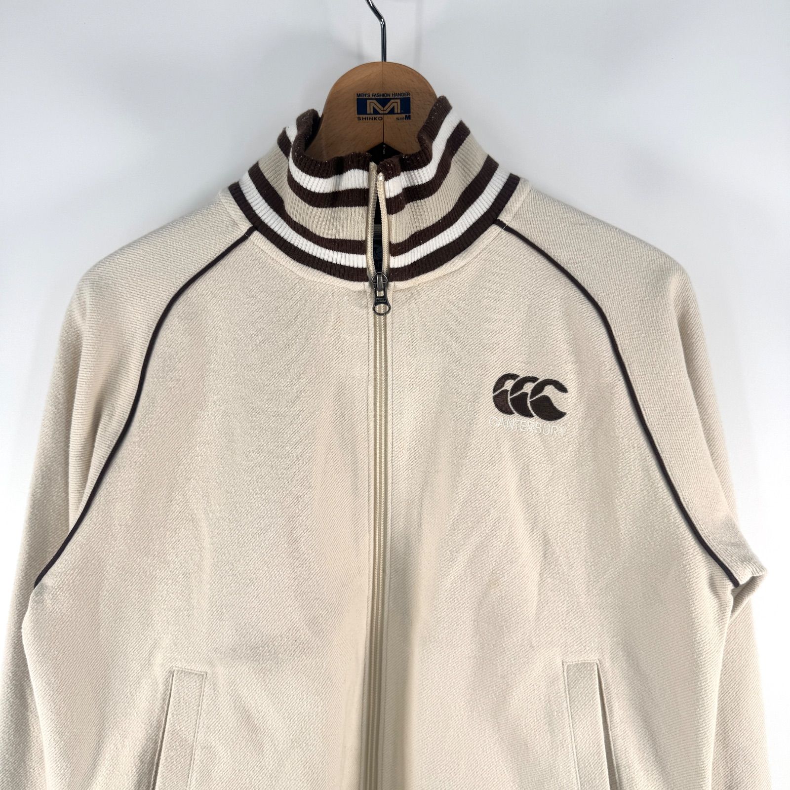 カンタベリー ラグビーウォームアップジャケット トレーニングスウェット S 送料無料 カンタベリー スウェット メンズ 上下 canterbury ジャパン