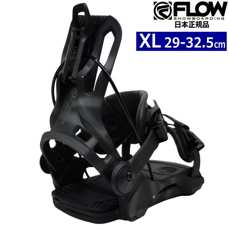 23-24 FLOW FENIX PLUS FUSION カラー:GUNMETAL BLACK XLサイズ フロウ メンズ スノーボード バインディング 型落ち 日本正規品