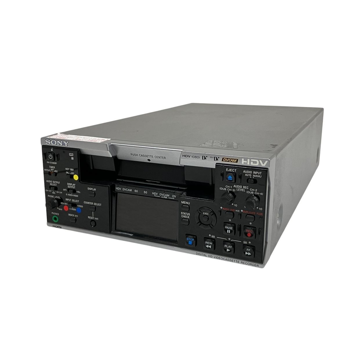 SONY HVR-M25J デジタルHDビデオレコーダー 2007年製 ソニー HDV記録 DVCAM対応 i.LINK端子 ミニDVテープ O9874918