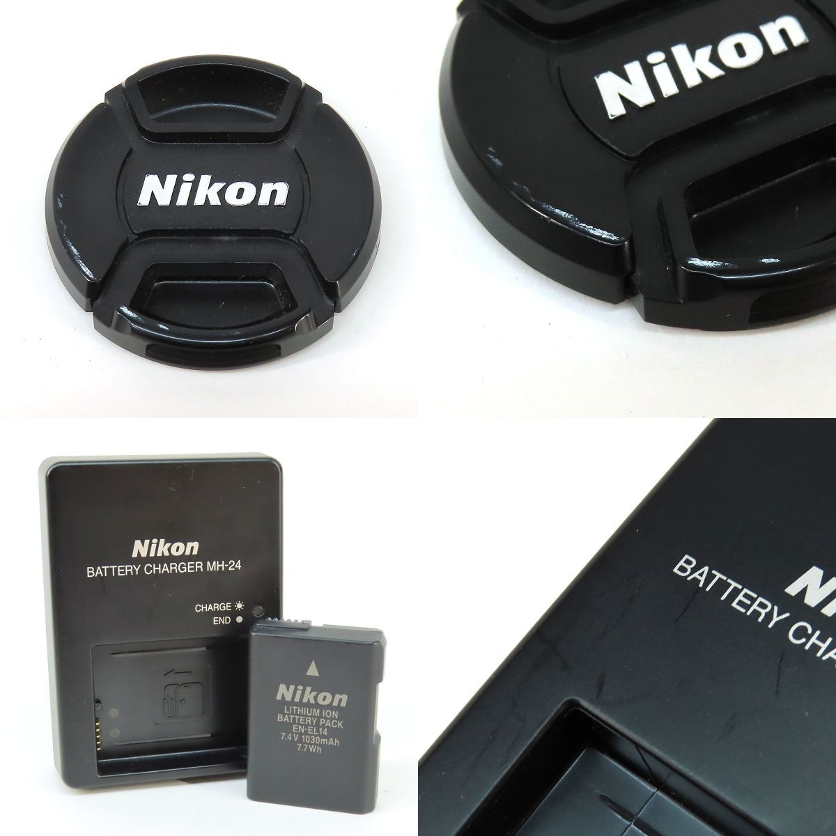 Nikon ニコン D3100 レンズキット ブラック デジタル一眼レフカメラ 【シャッター回数:5517回】 ※中古