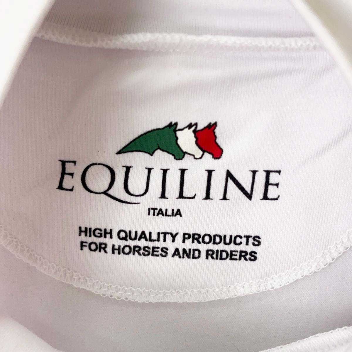 【中古・未使用品】EQUILINE エクイライン DRILLA 長袖競技用 シャツ ハイネック S ブラック H00771 レディース 乗馬 馬術 未使用】EQUILINE エクイライン DRILLA 長袖競技用 シャツ