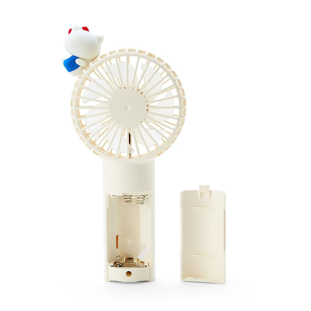 【美品】HELLO KITTY 2way扇風機/18cm/ガングロキティ 美品】HELLO KITTY 2way扇風機/18cm/ガングロキティ