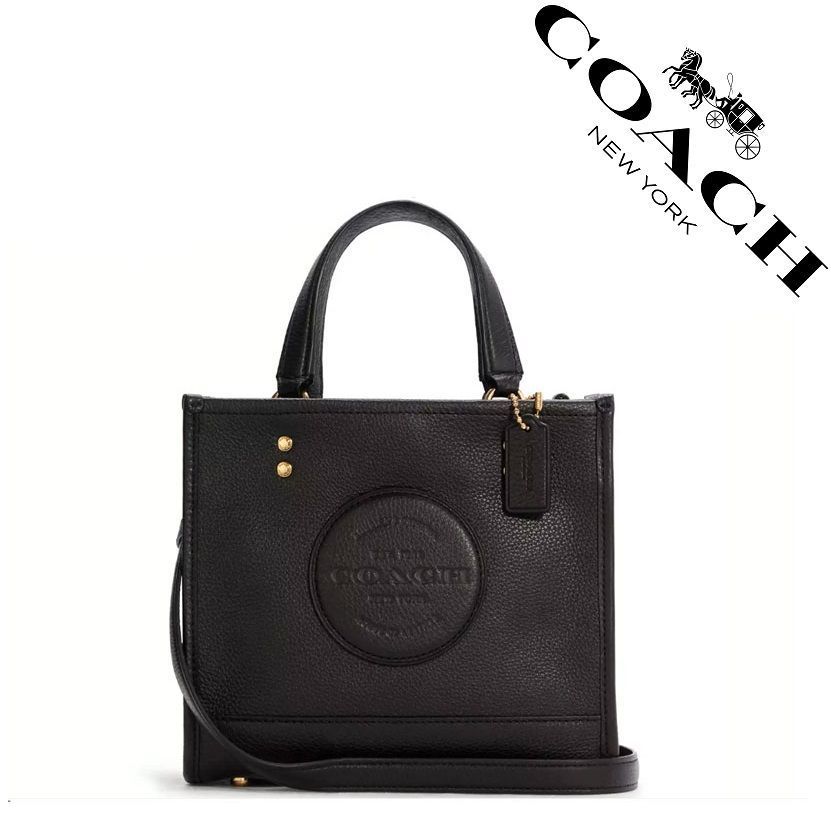 新作【セール中】COACH コーチバッグ C5268 IMBLK ブラック デンプシー トート 22 ウィズ コーチ パッチ 2WAY ...