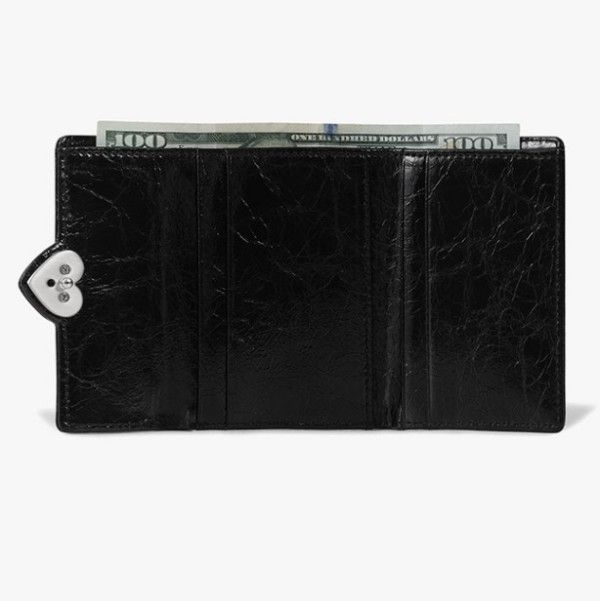 韓国人気 [FEN_NEC] HEARTY TRIPLE WALLET コイン収納 三段財布