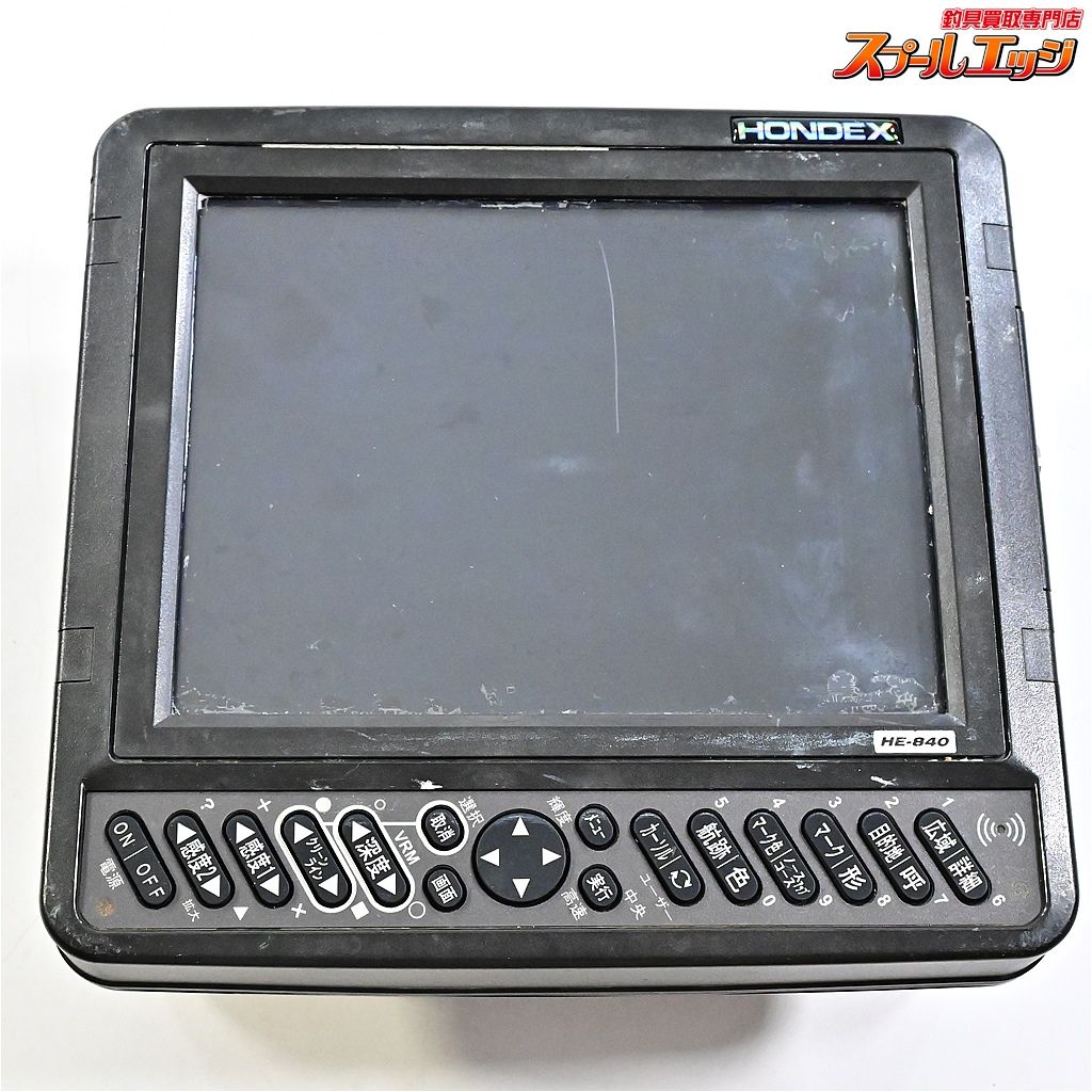 ホンデックス GPS魚探 HE-840 8.4型 振動子400hz 107hz-水温計-RAMマウント付 魚群探知機 魚探 HONDEX K_100 e07655