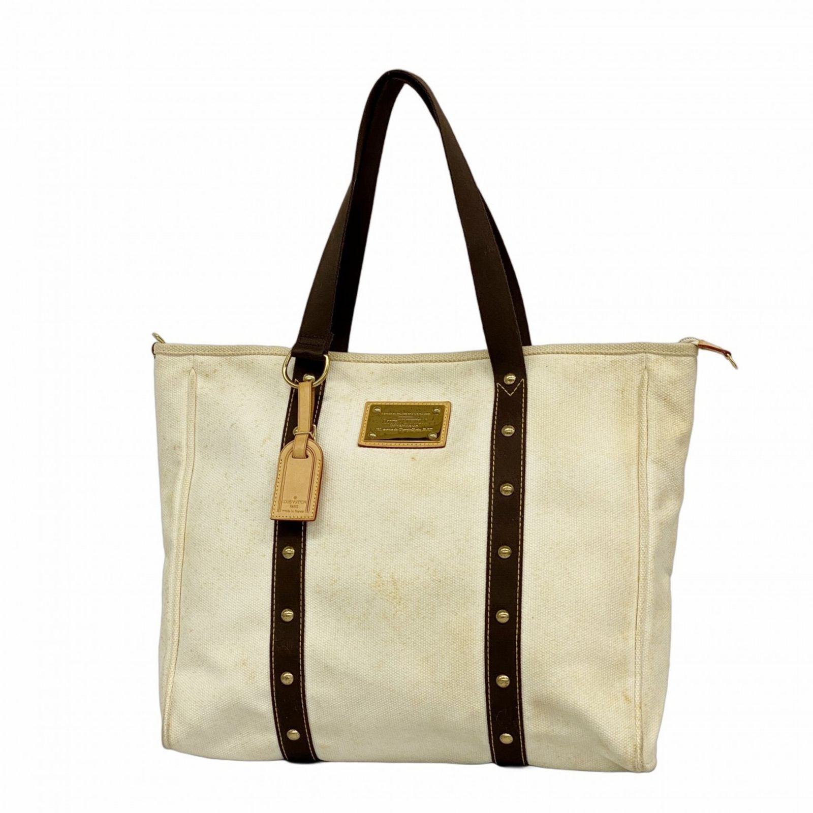 ルイ ヴィトン Louis Vuitton ルイ ヴィトン トートバッグ アンティグア カバGM M40033 エクリュレディース