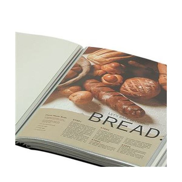 (まとめ) コクヨ クリヤーブック(クリアブック)(POSITY) 替紙式 A4タテ 30穴 35ポケット付属 背幅53mm ライトグリーン P3ラ-L740LG 1冊 〔×10セット〕