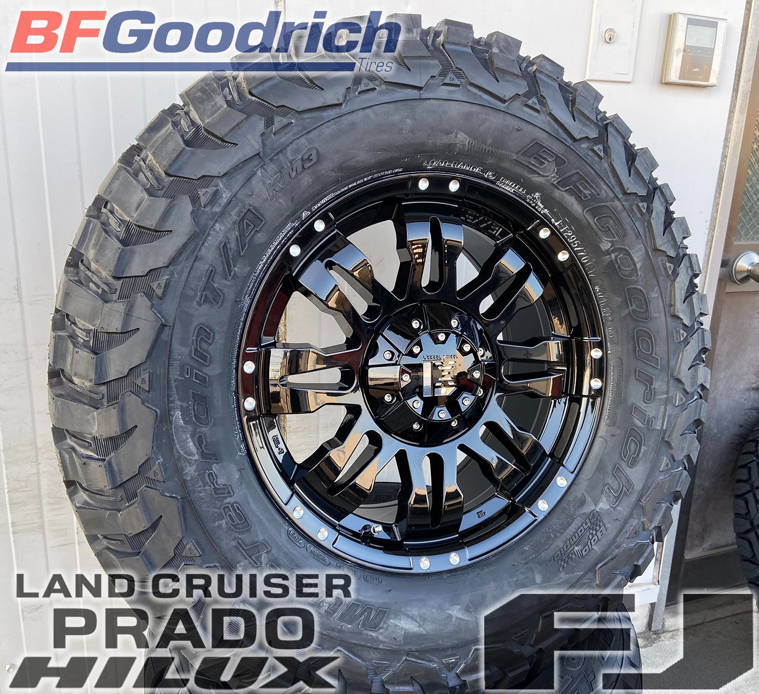 オフロード仕様 17インチ 120/150プラド FJクルーザー H3 サバーバン 