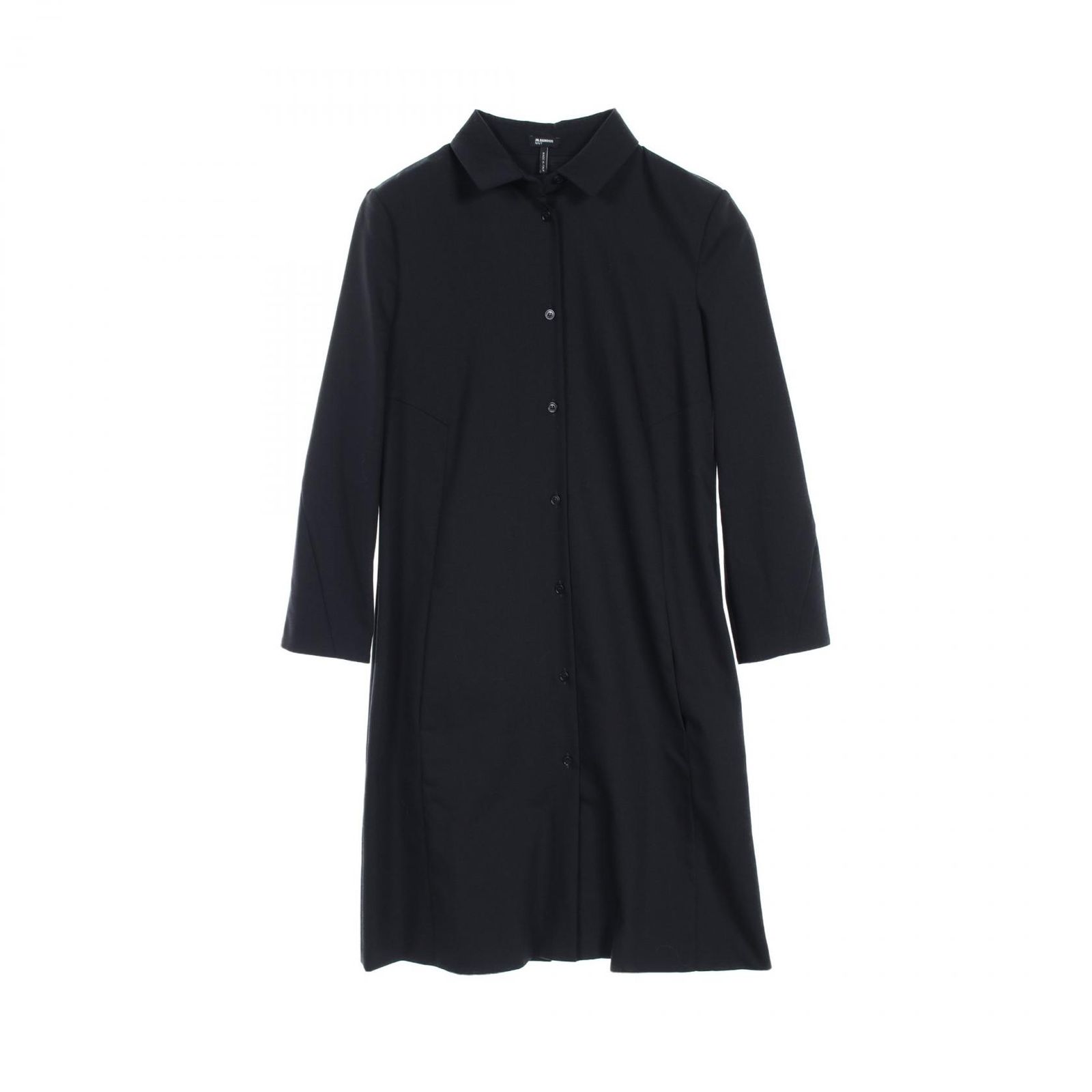 ジルサンダーネイビー JIL SANDER NAVY ワンピース JDD430A JD035 ネイビー ウール ワンピース レディース Used A