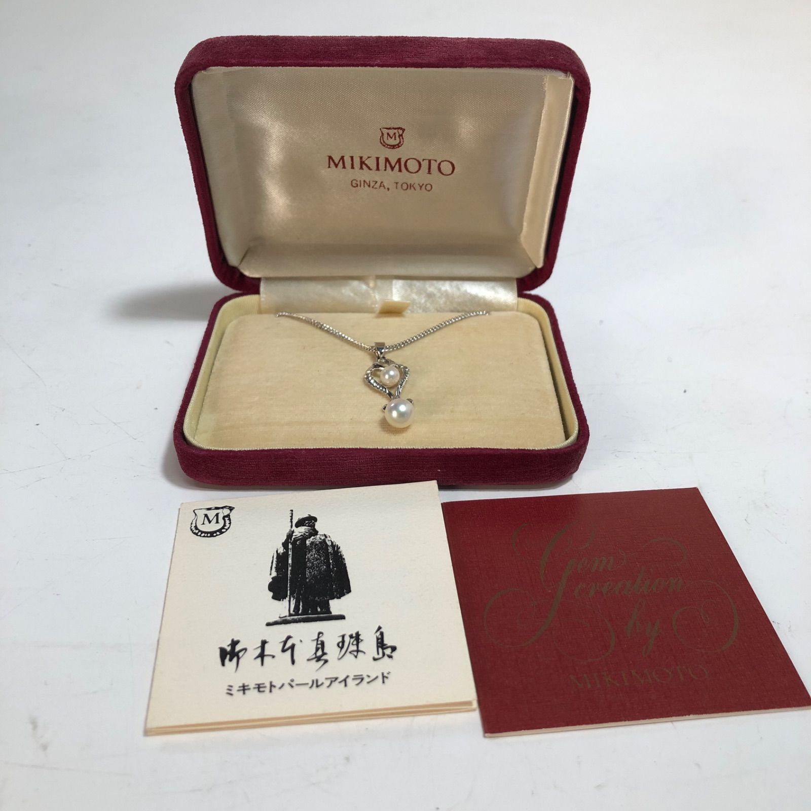 MIKIMOTO ミキモト パールネックレス用 ケース MIKIMOTO パール ネックレス 箱 ミキモトのパールネックレスをお買取り