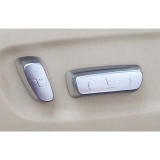 高品格 サテンシルバー パワーシート シート スイッチ カバー クラウン ハイブリッド AWS210 AWS211 アスリート ロイヤルサルーン G S b4076