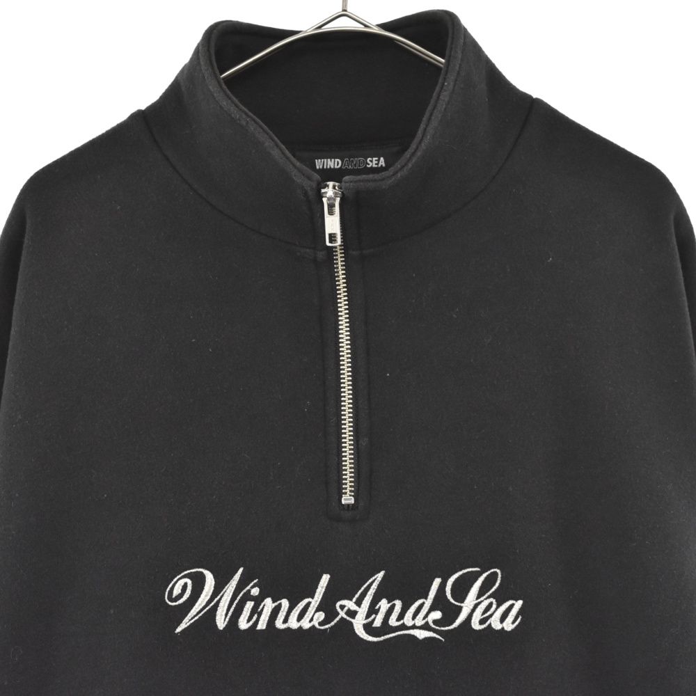 WIND AND SEA (ウィンダンシー) WDS HALF ZIP SWEAT SHIRT WDS-19A-SW