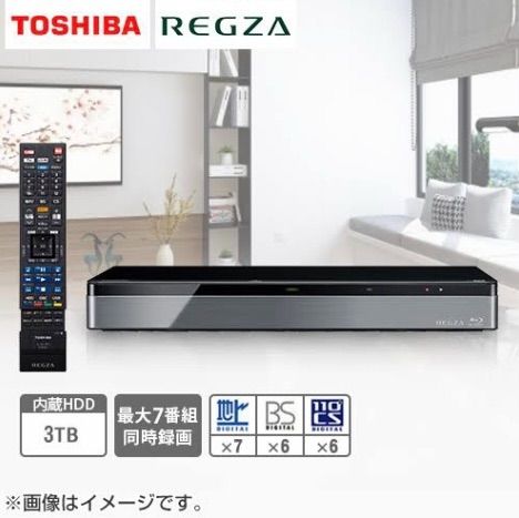 宅内屋外放送中の番組視聴DBR-M3010 東芝 3TB HDD/7チューナー搭載 ブルーレイレコーダー -  hexaequipamentos.com.br