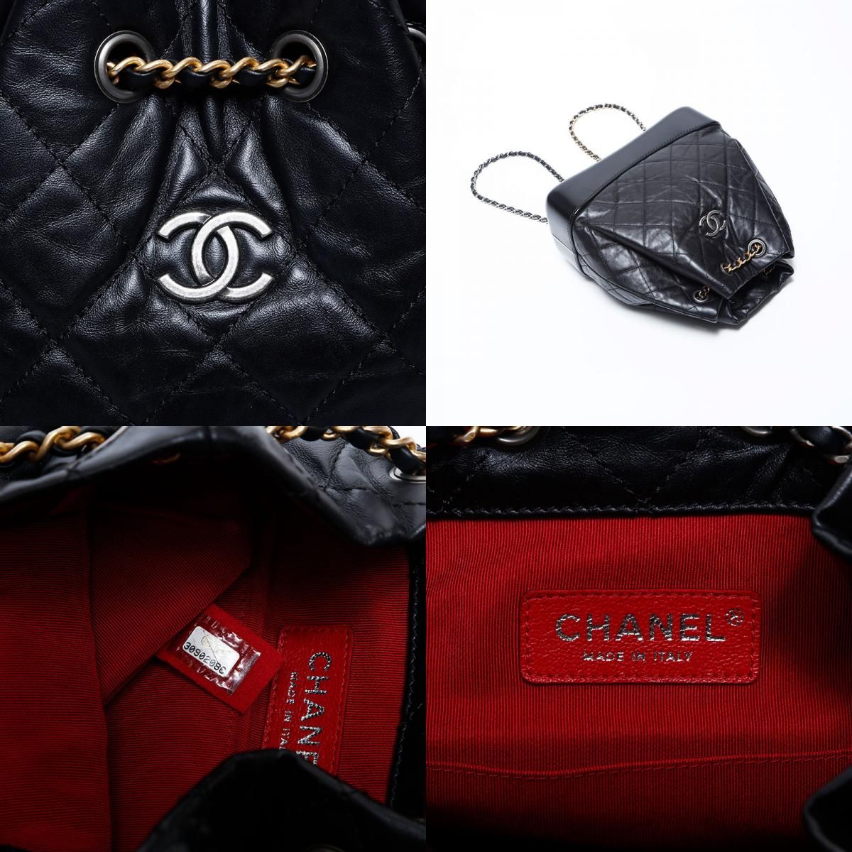 CHANEL シャネル リュック・デイパック ガブリエル チェーン レザー 30 