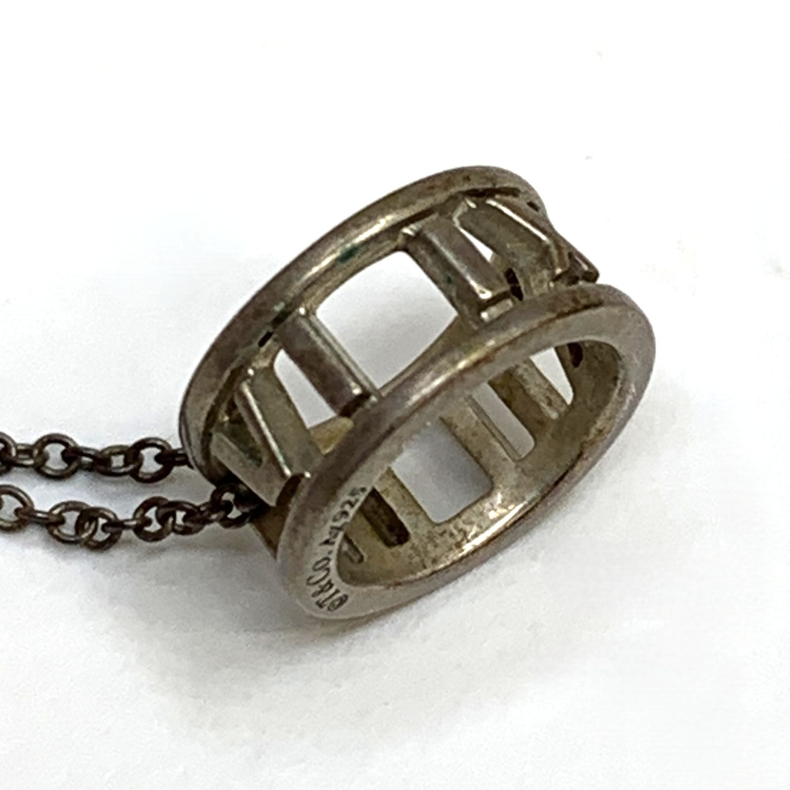 中古品】TIFFANY＆Co. アトラス オープン リング シルバー