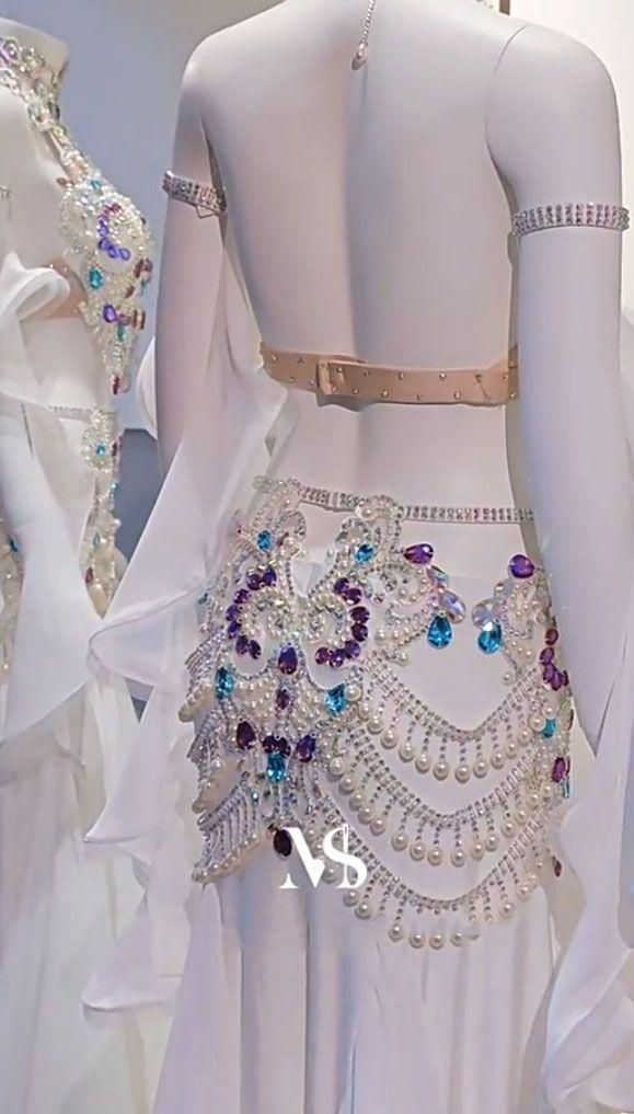 ベリーダンス衣装 ブラスカート セットアップ 豪華 オーダーメイド LLC-HASEGAWATOSO_COM