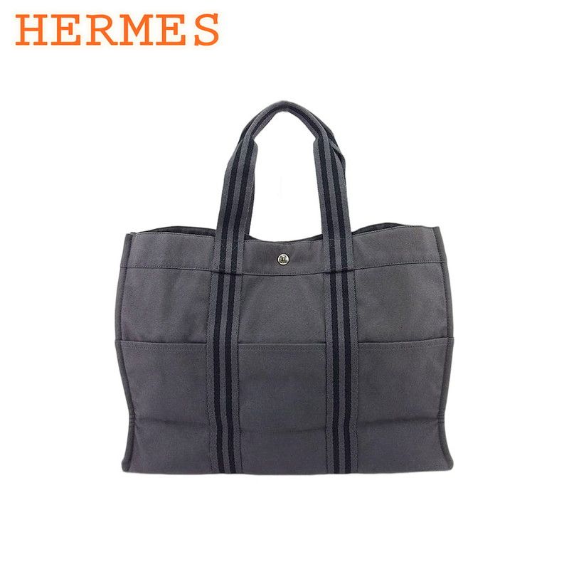 エルメス HERMES トートバッグ フールトゥ トートGM グレー 灰色