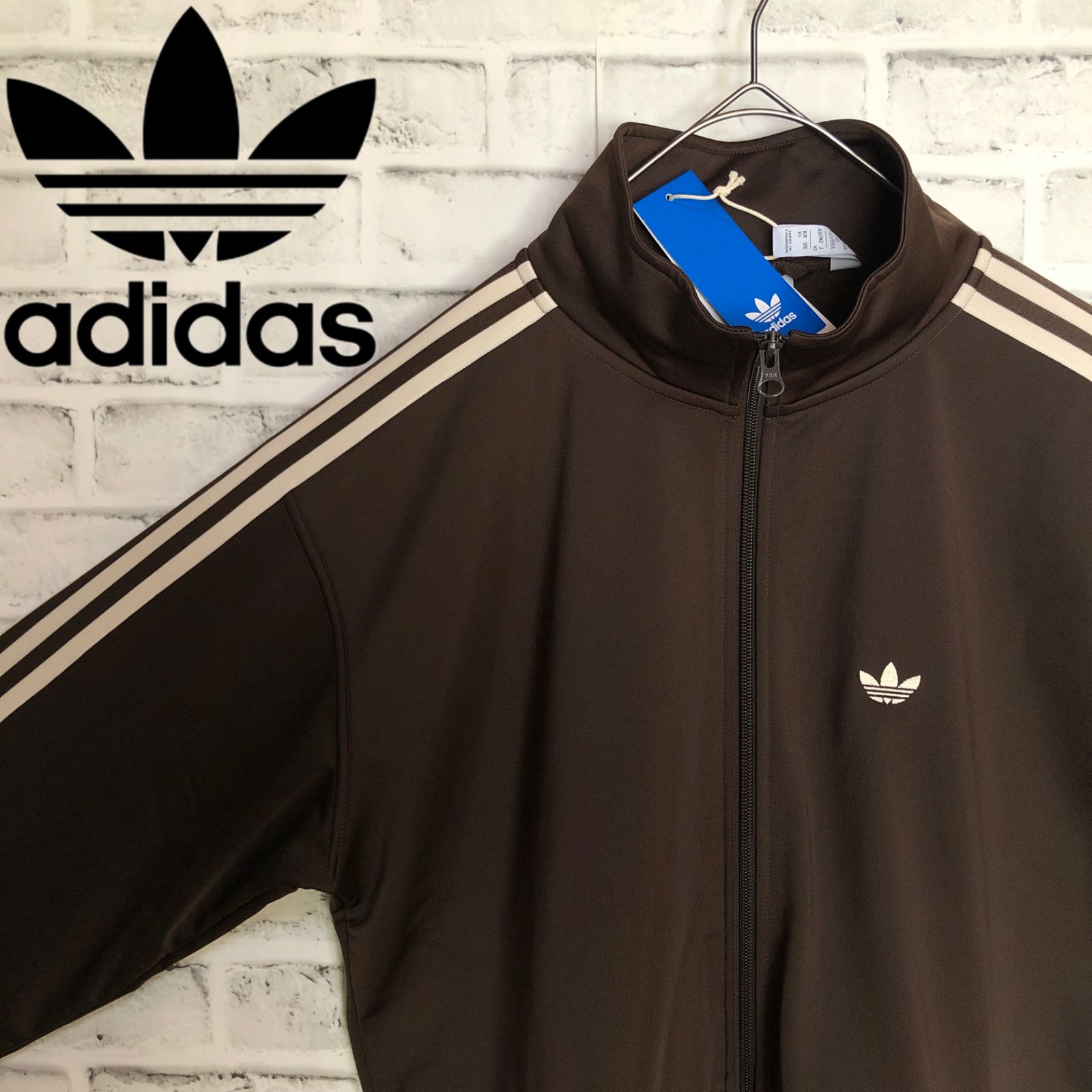 新品⭐️adidas トラックジャケット/ジャージ L 刺繍トレファイル 