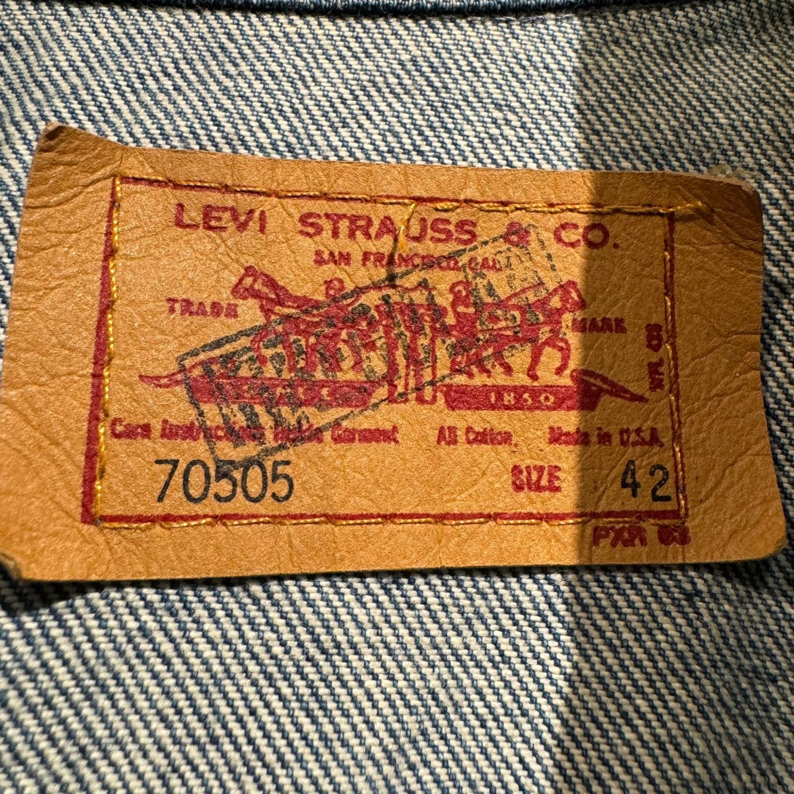 Levi's (リーバイス) □ ⑤ 96年 70505 デニムトラッカー