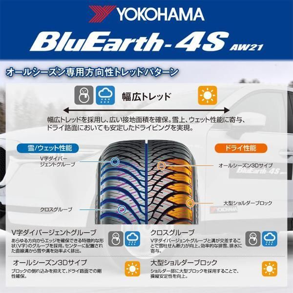 ハイエース 200系 215/65R16 オールシーズン | ヨコハマ ブルー