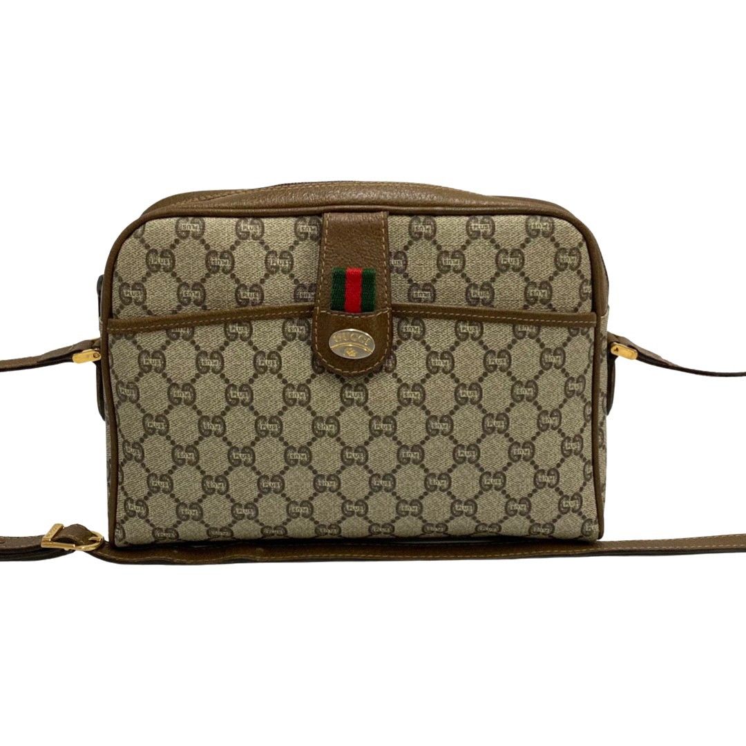 極 美品 GUCCI オールドグッチ ヴィンテージ GGプラス ロゴ 金具